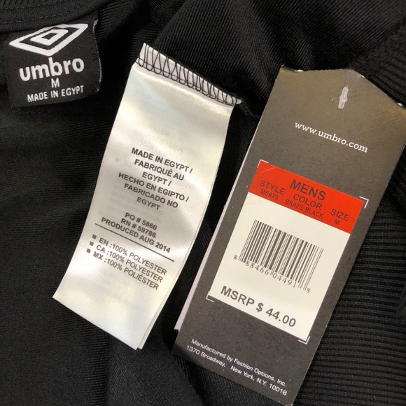 Umbro Black Dazzle Brasil Soccer Full Zip Jacket - Picture 5 of 7